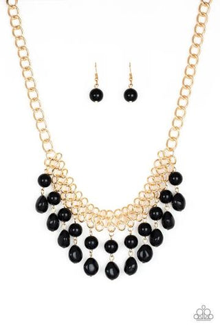 5th Avenue Fleek Black - Paparazzi Necklace