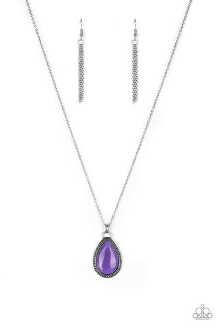 On The Frontier Purple - Paparazzi Necklace