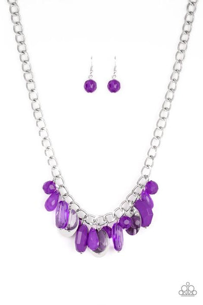 Treasure Shore Purple - Paparazzi Necklace