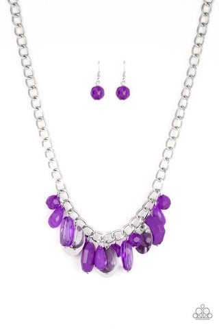 Treasure Shore Purple - Paparazzi Necklace