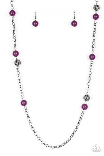 Fashion Fad Purple - Paparazzi Necklace