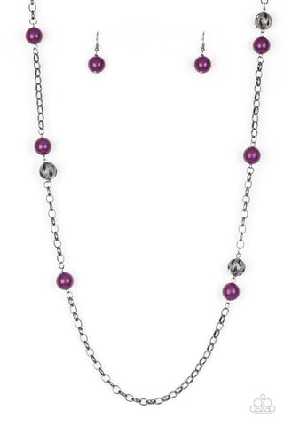 Fashion Fad Purple - Paparazzi Necklace