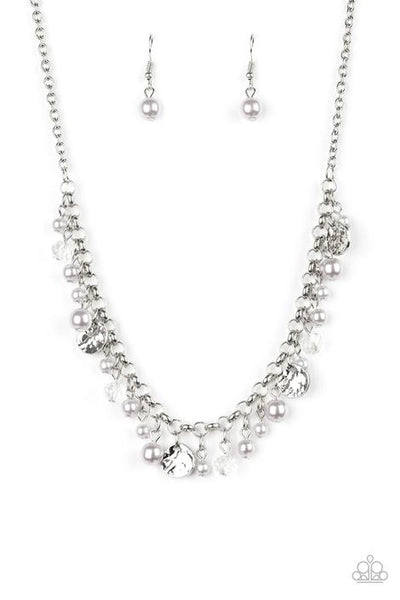 Coastal Cache Silver - Paparazzi Necklace