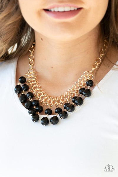 5th Avenue Fleek Black - Paparazzi Necklace