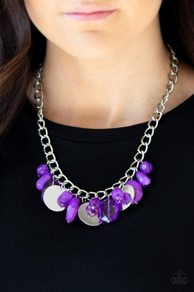 Treasure Shore Purple - Paparazzi Necklace
