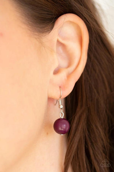 Pleasant Promenade Purple - Paparazzi Necklace