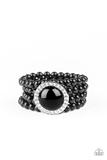 Top Tier Twinkle Black Bracelet - Paparazzi Jewelry