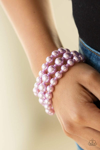 Total Pearl-fection Purple - Paparazzi Jewelry